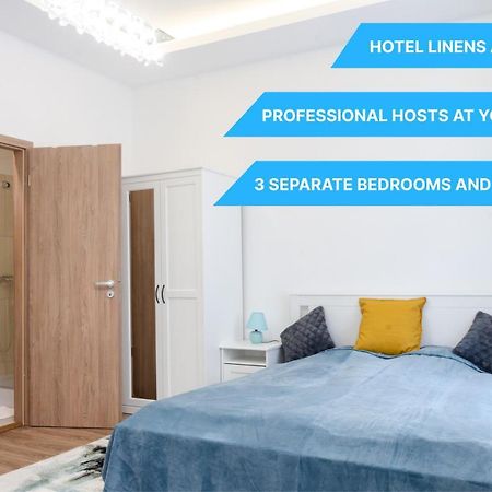 3 En Suit Bedroom Flat In The Main Centre For 6Ppl, 3Bdr,3Bthr,Ac Budapest Exterior foto